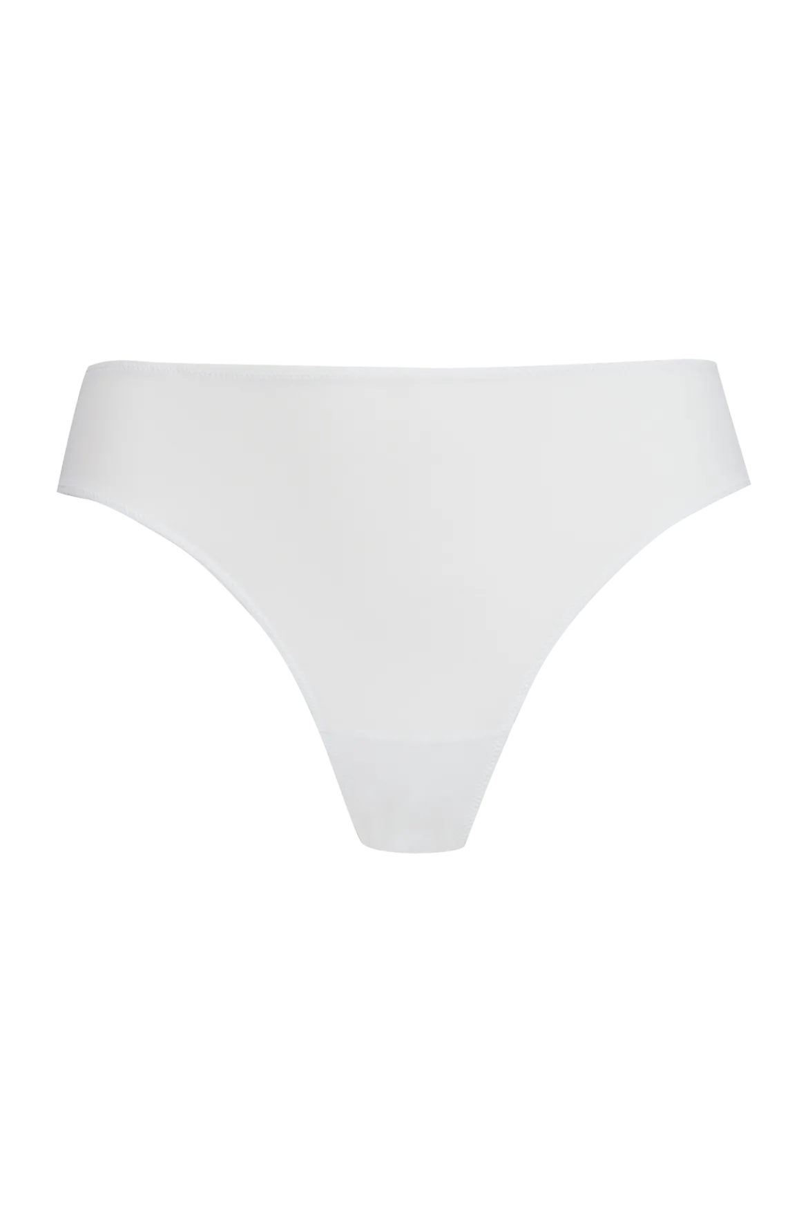 Tanga Résille Florale - Blanc