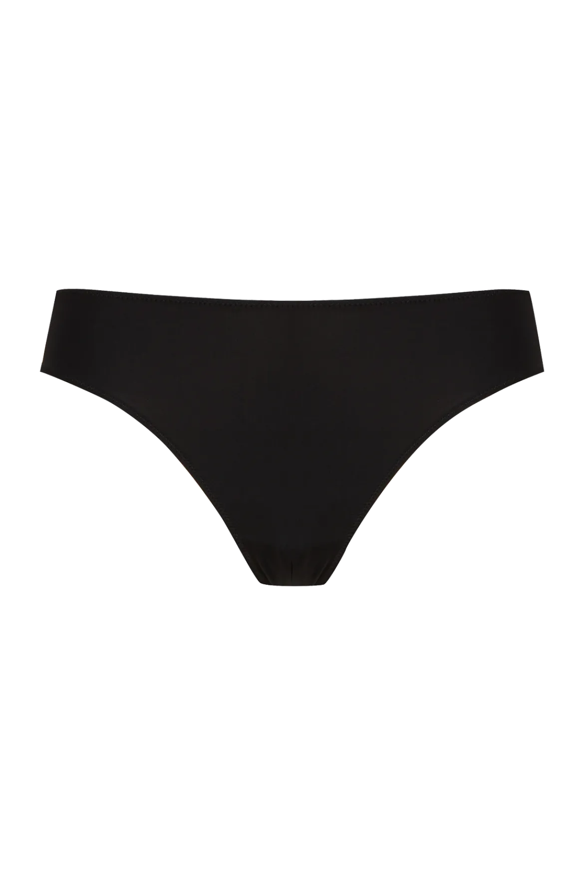 Tanga Résille Florale - Noir